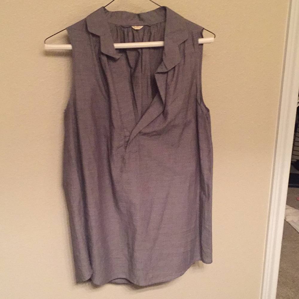 J crew gray tunic